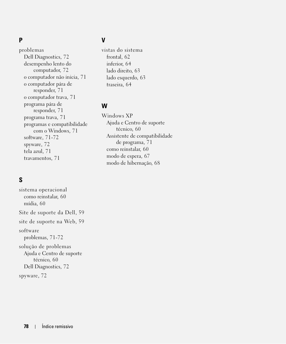 Dell Latitude D830 (Early 2007) User Manual | Page 78 / 104