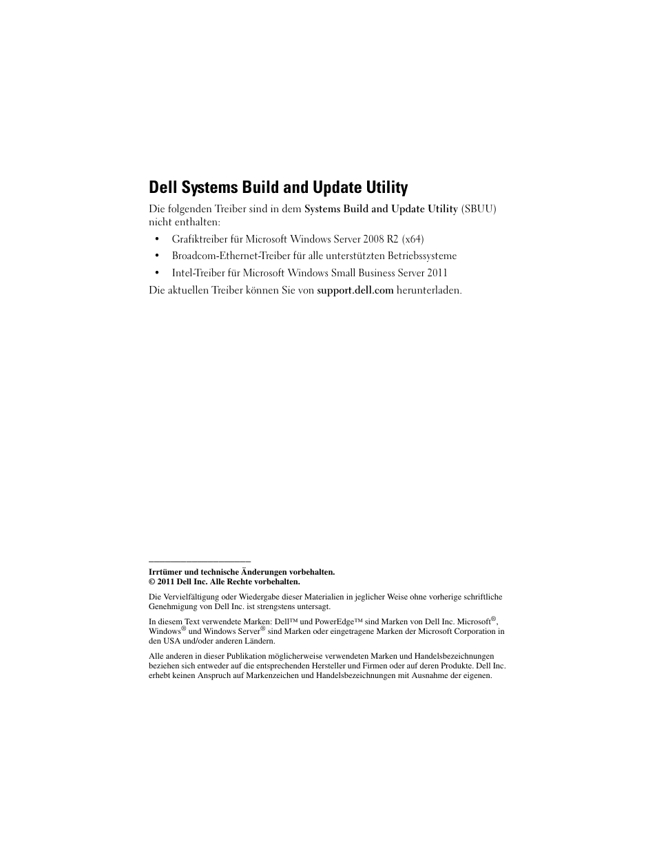 Dell systems build and update utility | Dell PowerEdge T110 II User Manual | Page 8 / 14
