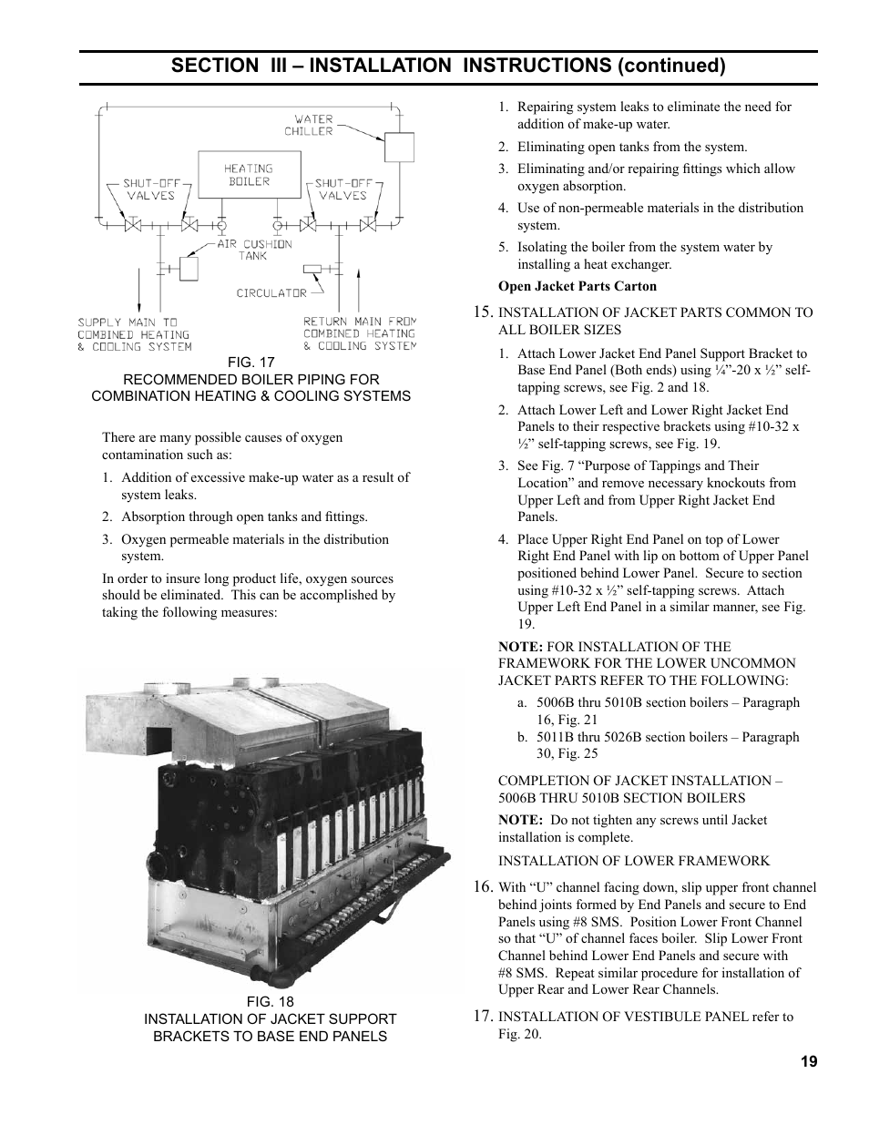 Burnham Series 5B User Manual | Page 19 / 112