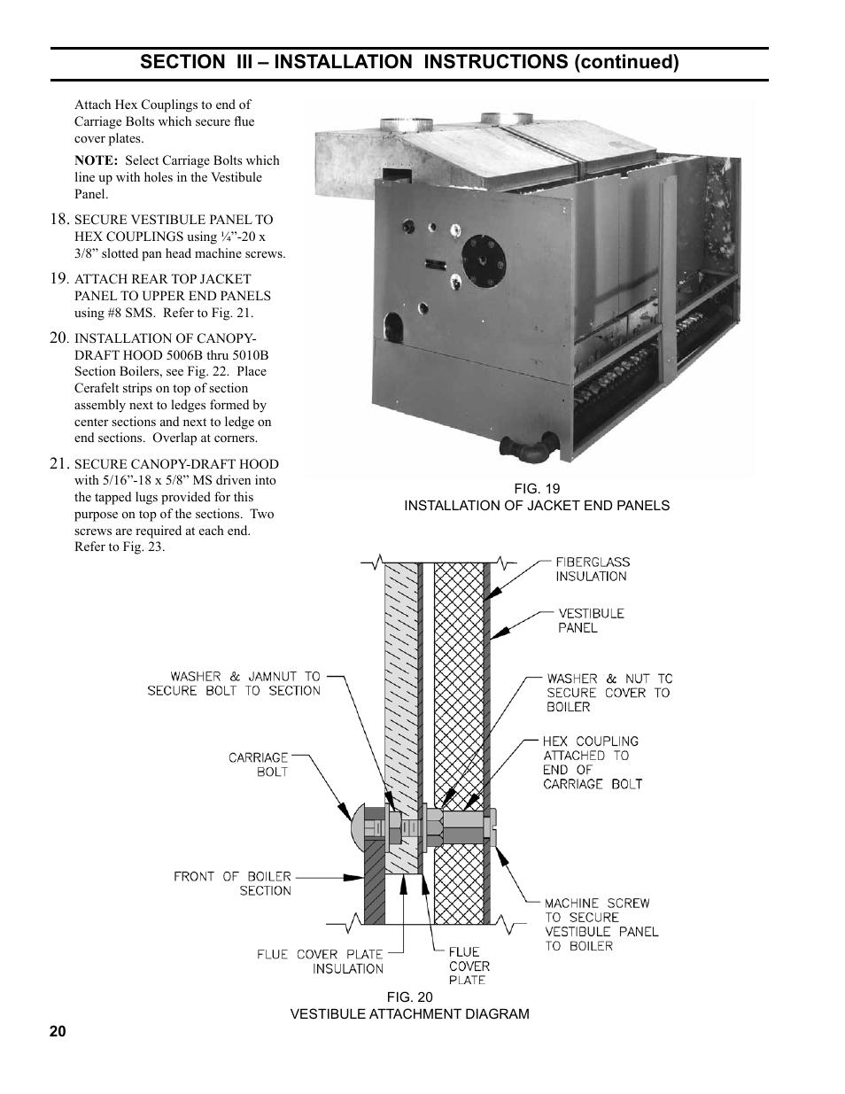 Burnham Series 5B User Manual | Page 20 / 112