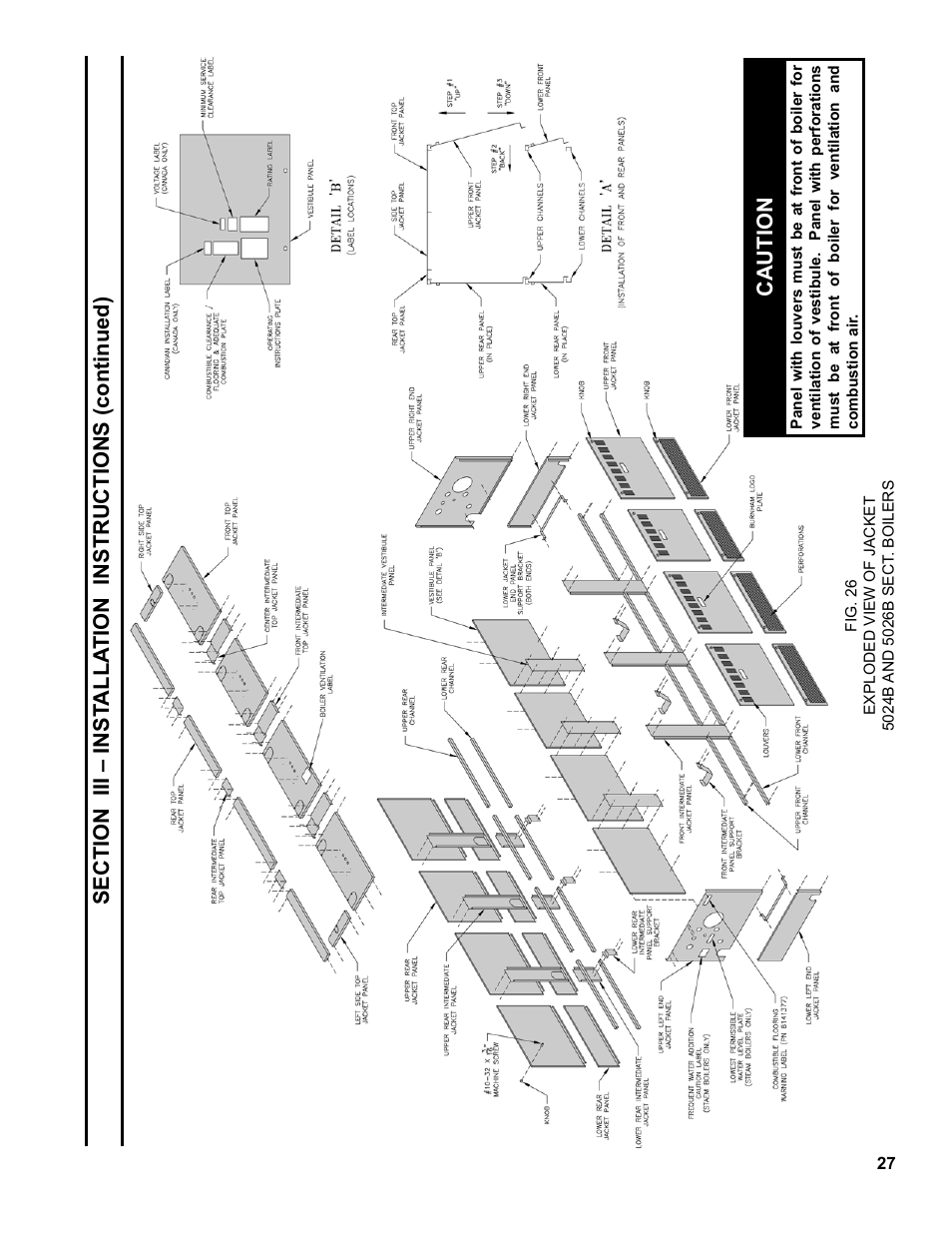 Burnham Series 5B User Manual | Page 27 / 112