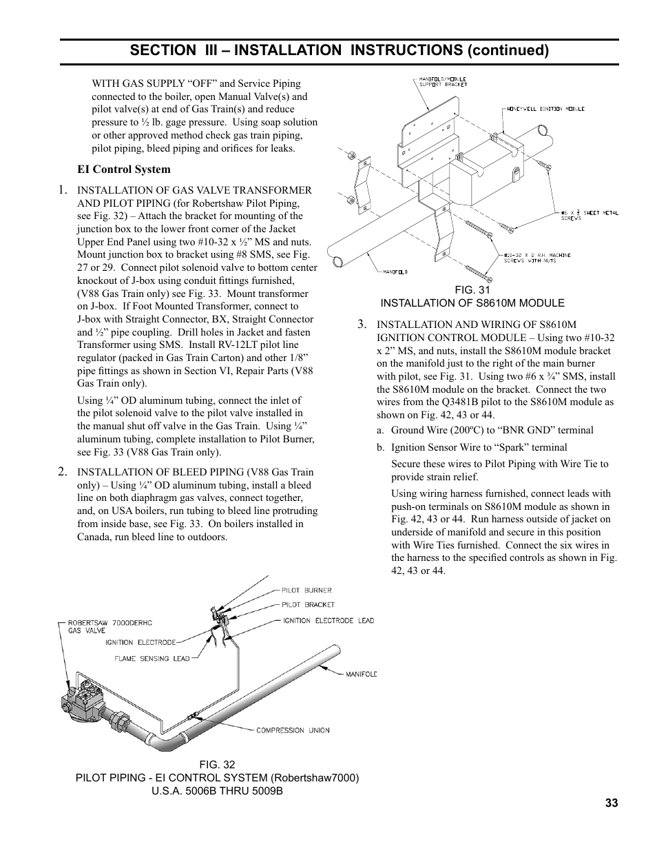 Burnham Series 5B User Manual | Page 33 / 112