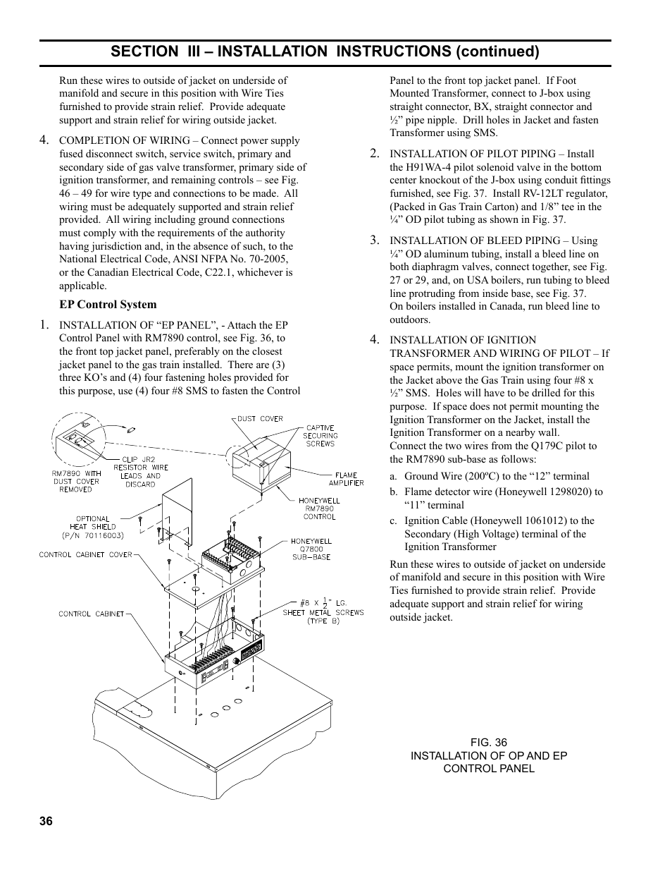 Burnham Series 5B User Manual | Page 36 / 112