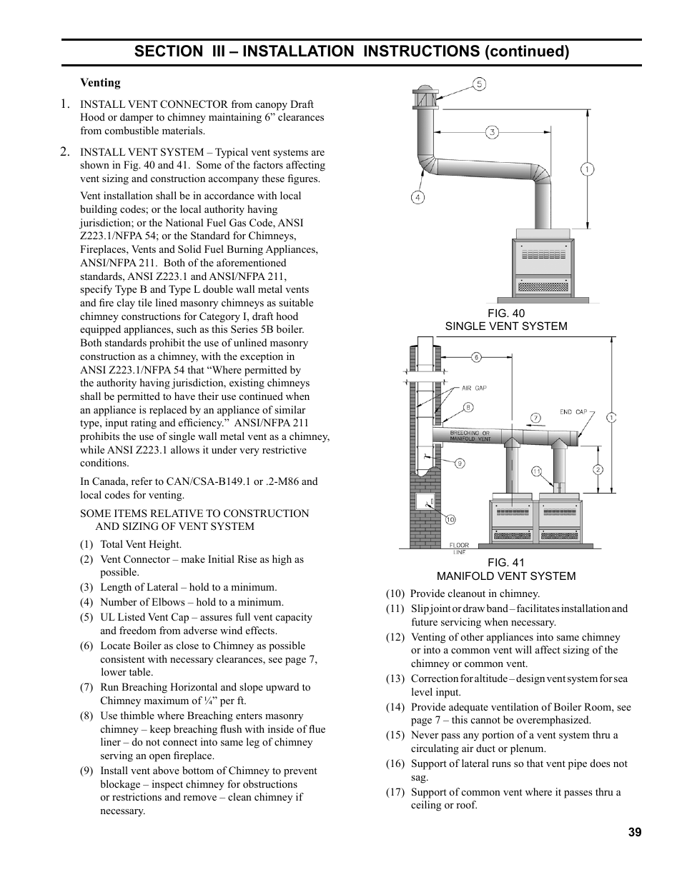 Burnham Series 5B User Manual | Page 39 / 112