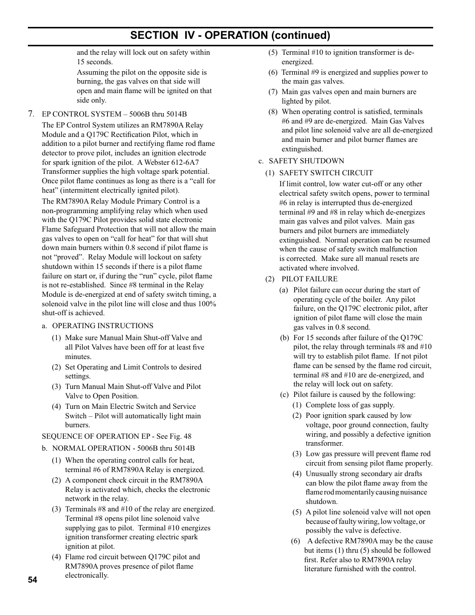 Burnham Series 5B User Manual | Page 54 / 112
