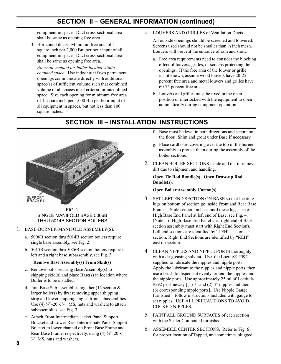 Burnham Series 5B User Manual | Page 8 / 112