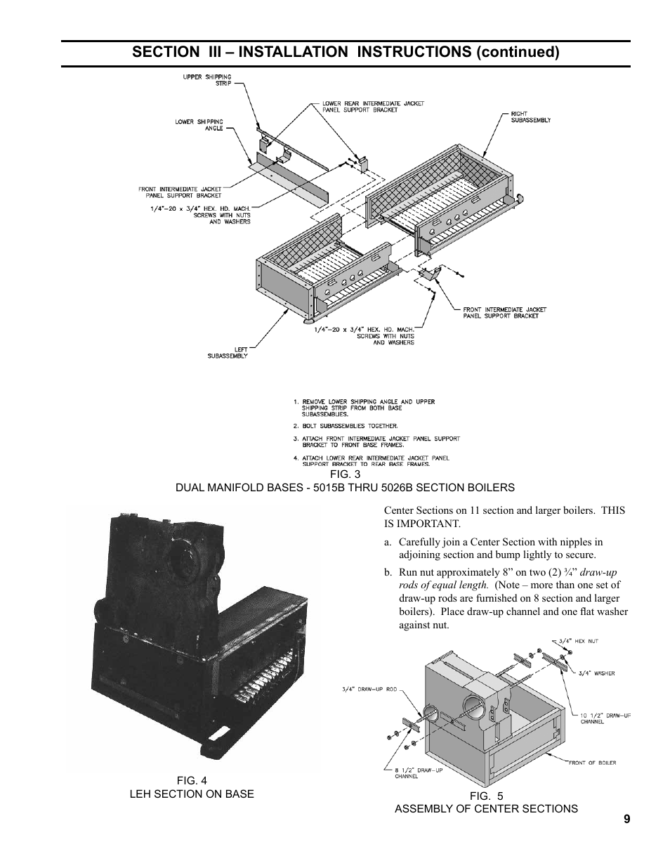 Burnham Series 5B User Manual | Page 9 / 112