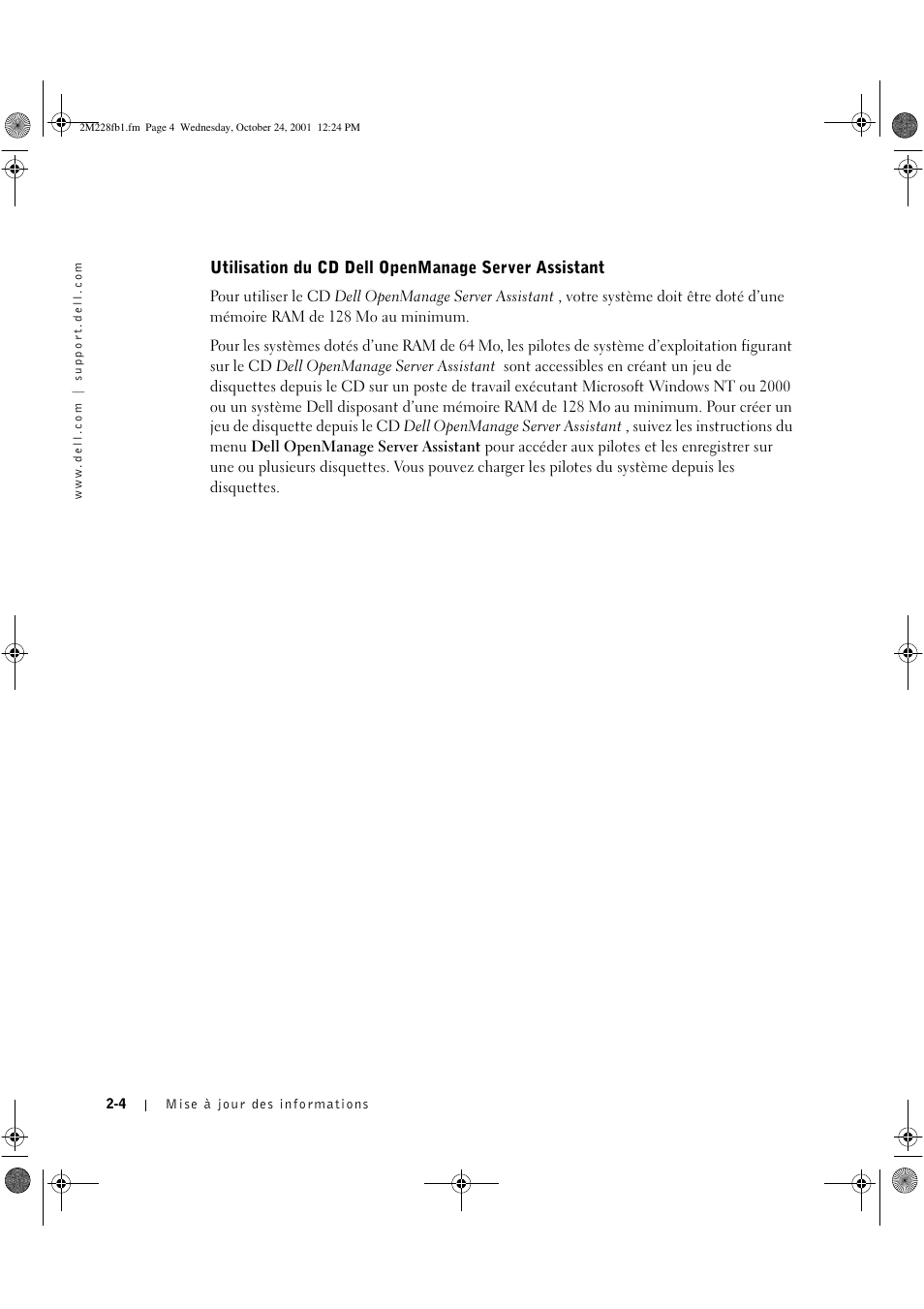Dell PowerEdge 500SC User Manual | Page 12 / 30
