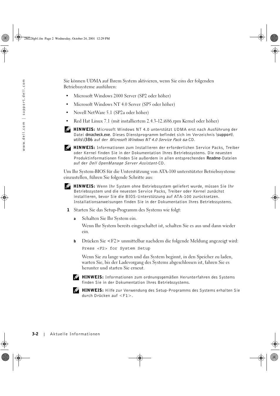 Dell PowerEdge 500SC User Manual | Page 16 / 30