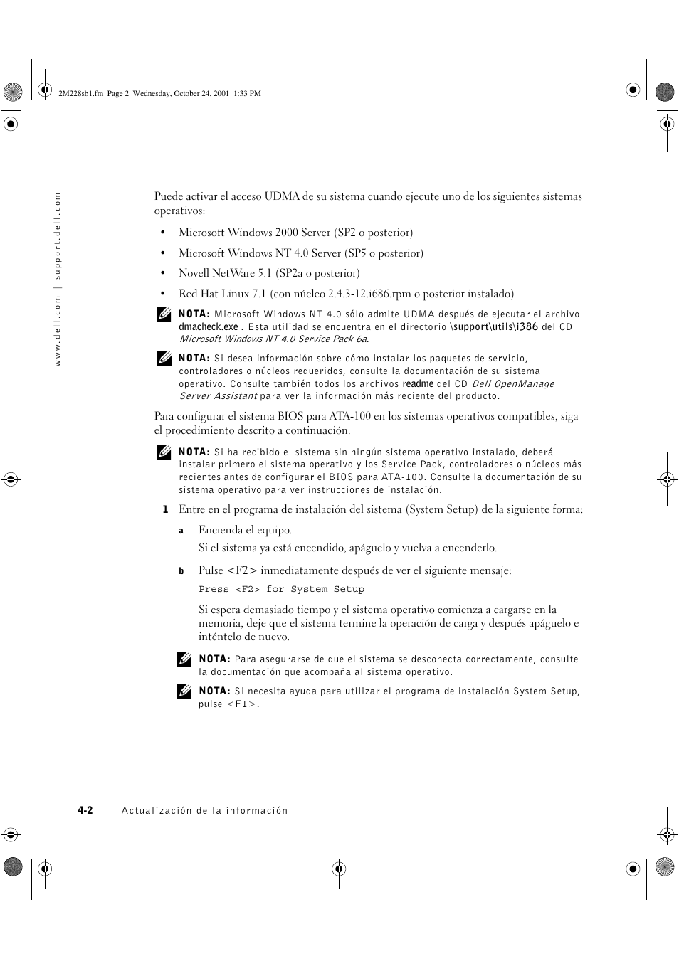 Dell PowerEdge 500SC User Manual | Page 22 / 30