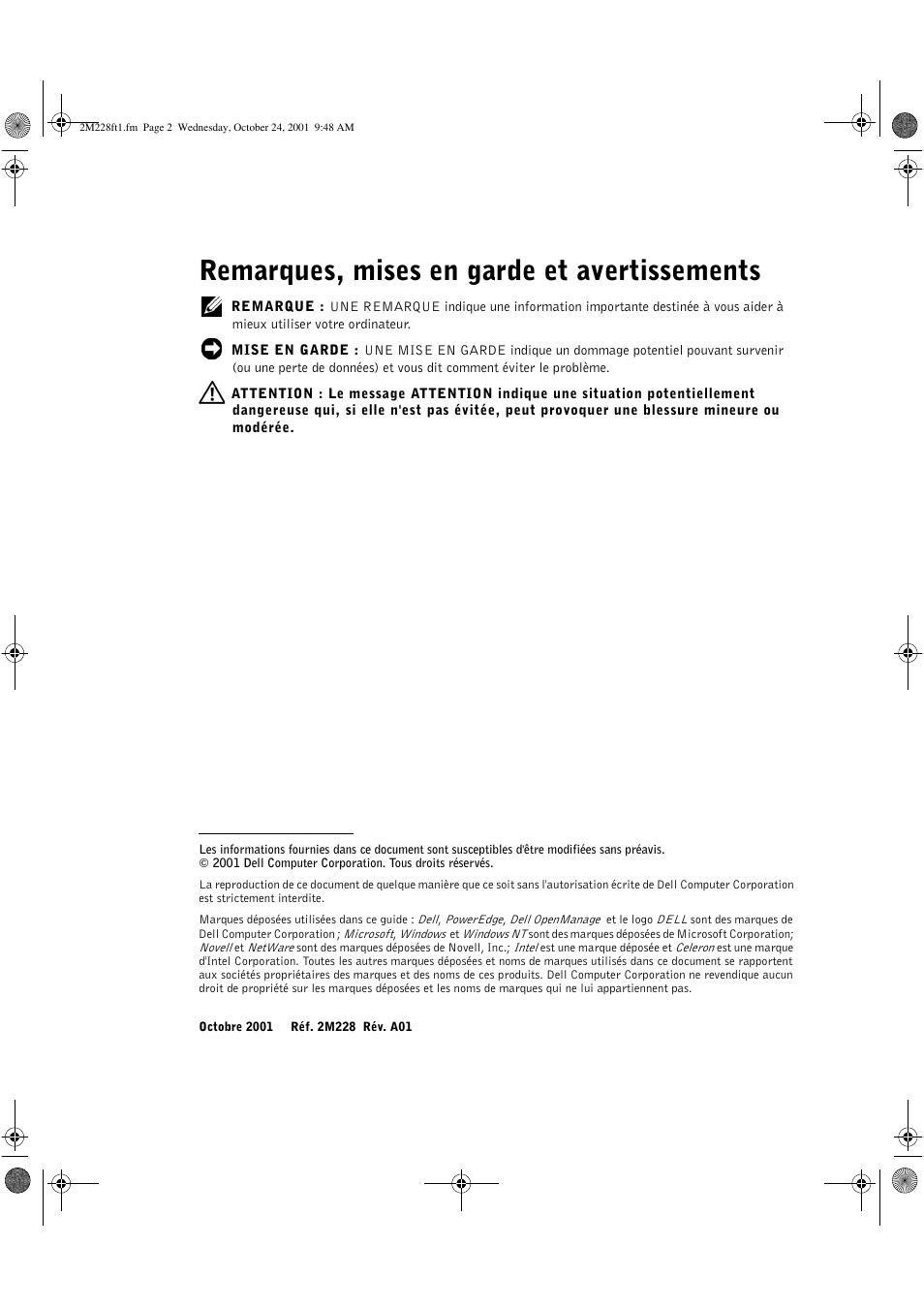 Dell PowerEdge 500SC User Manual | Page 8 / 30