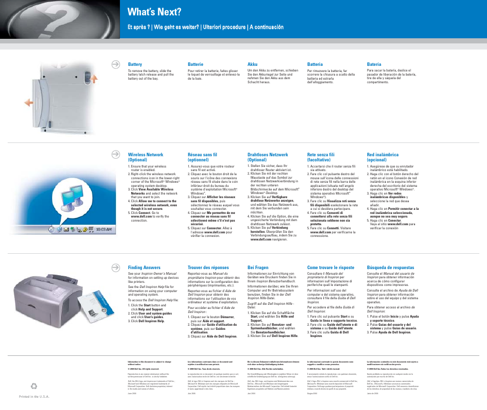 What’s next | Dell Inspiron 5160 User Manual | Page 2 / 2