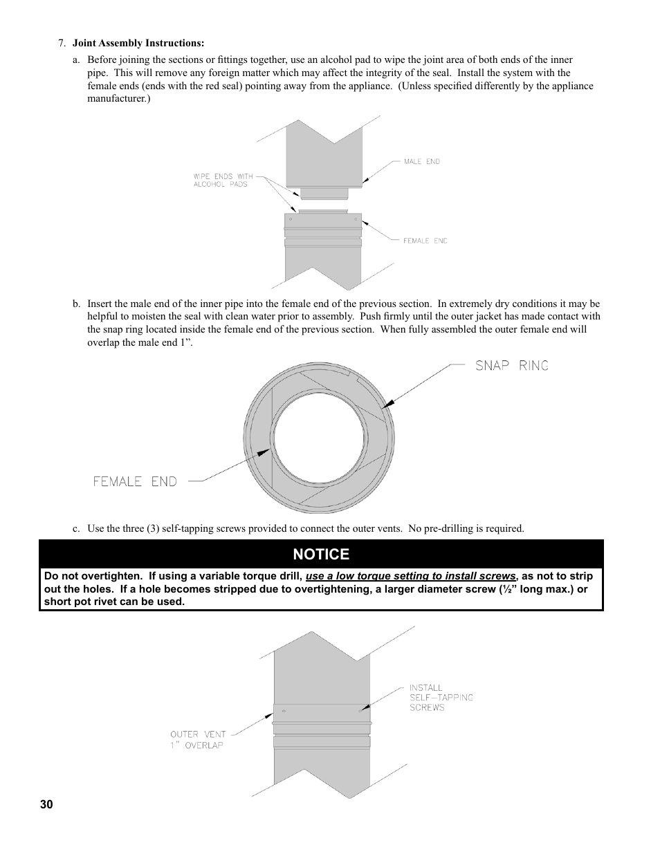 Notice | Burnham SCG 1100-H4 User Manual | Page 30 / 96