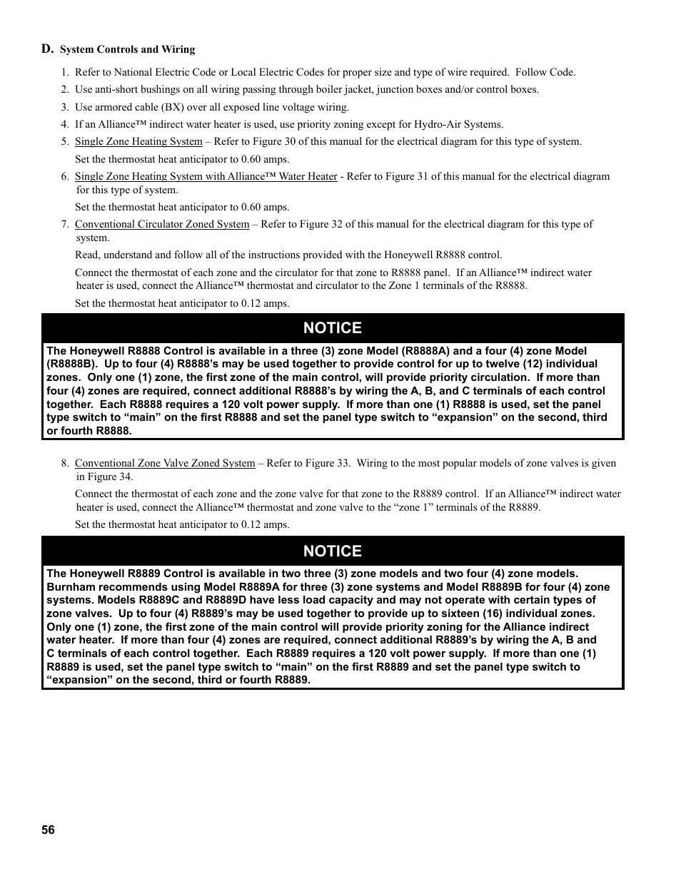 Notice | Burnham SCG 1100-H4 User Manual | Page 56 / 96