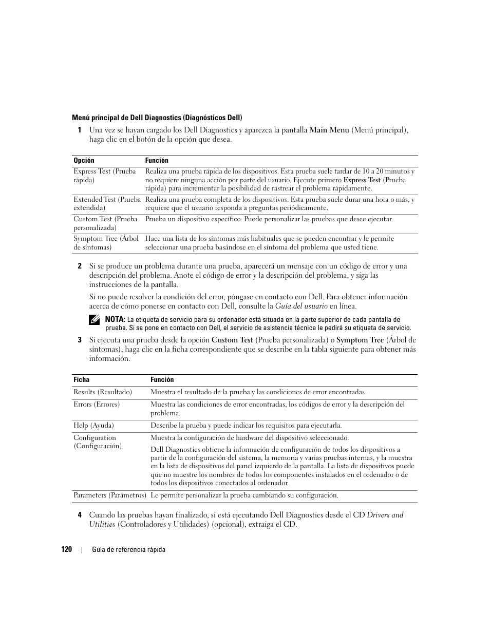 Dell OptiPlex 320 User Manual | Page 120 / 132