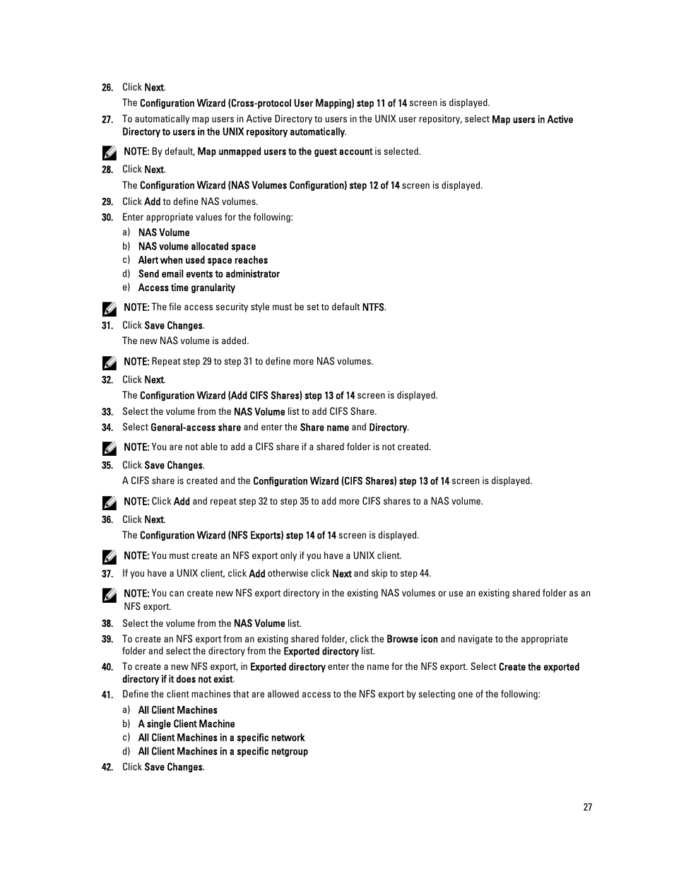 Dell PowerVault NX3600 User Manual | Page 27 / 31