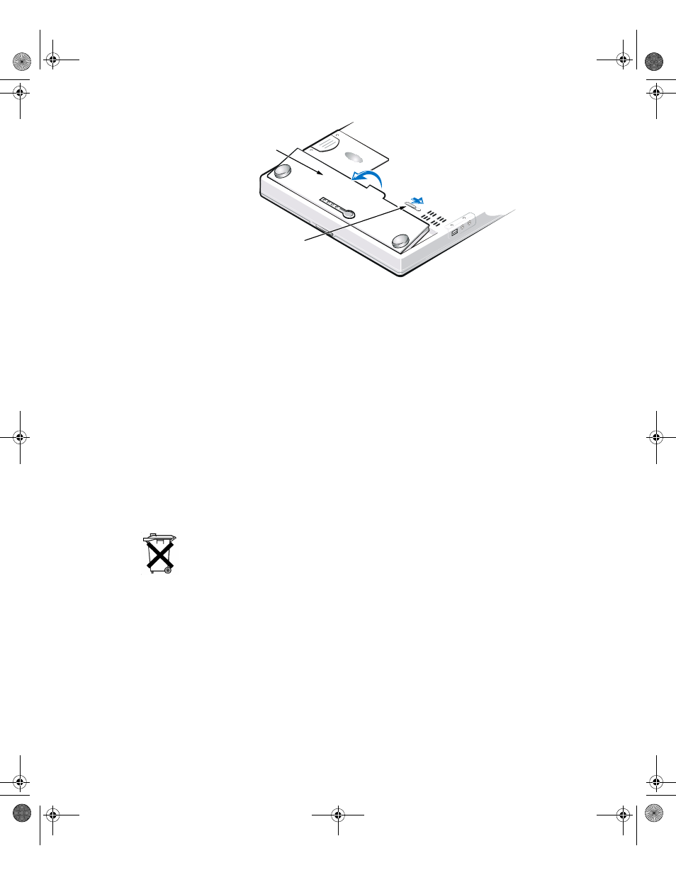 Eliminação de bateria, Avisos de regulamentação | Dell Latitude L400 User Manual | Page 74 / 98