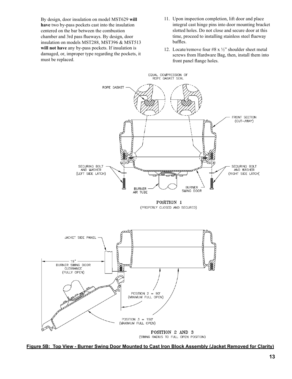 Burnham MEGASTEAM MST288 User Manual | Page 13 / 68