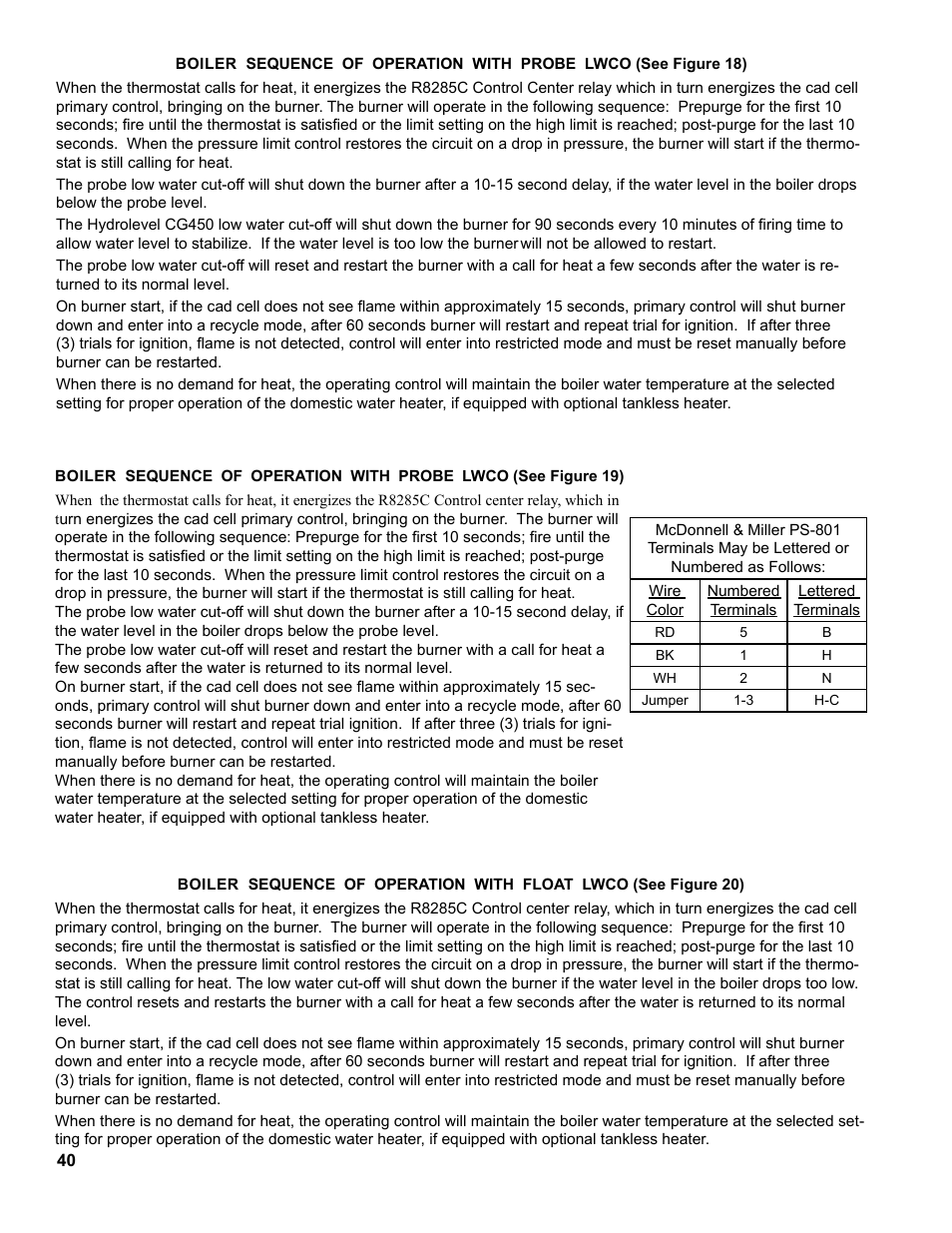 Burnham MEGASTEAM MST288 User Manual | Page 40 / 68