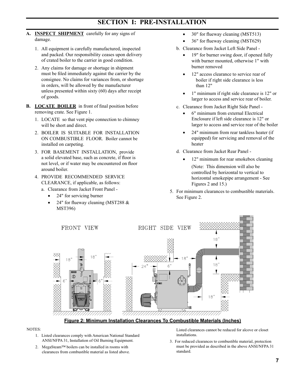 Burnham MEGASTEAM MST288 User Manual | Page 7 / 68