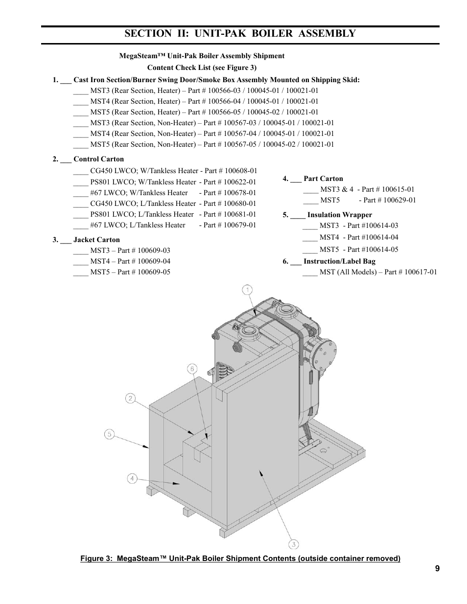 Burnham MEGASTEAM MST288 User Manual | Page 9 / 68