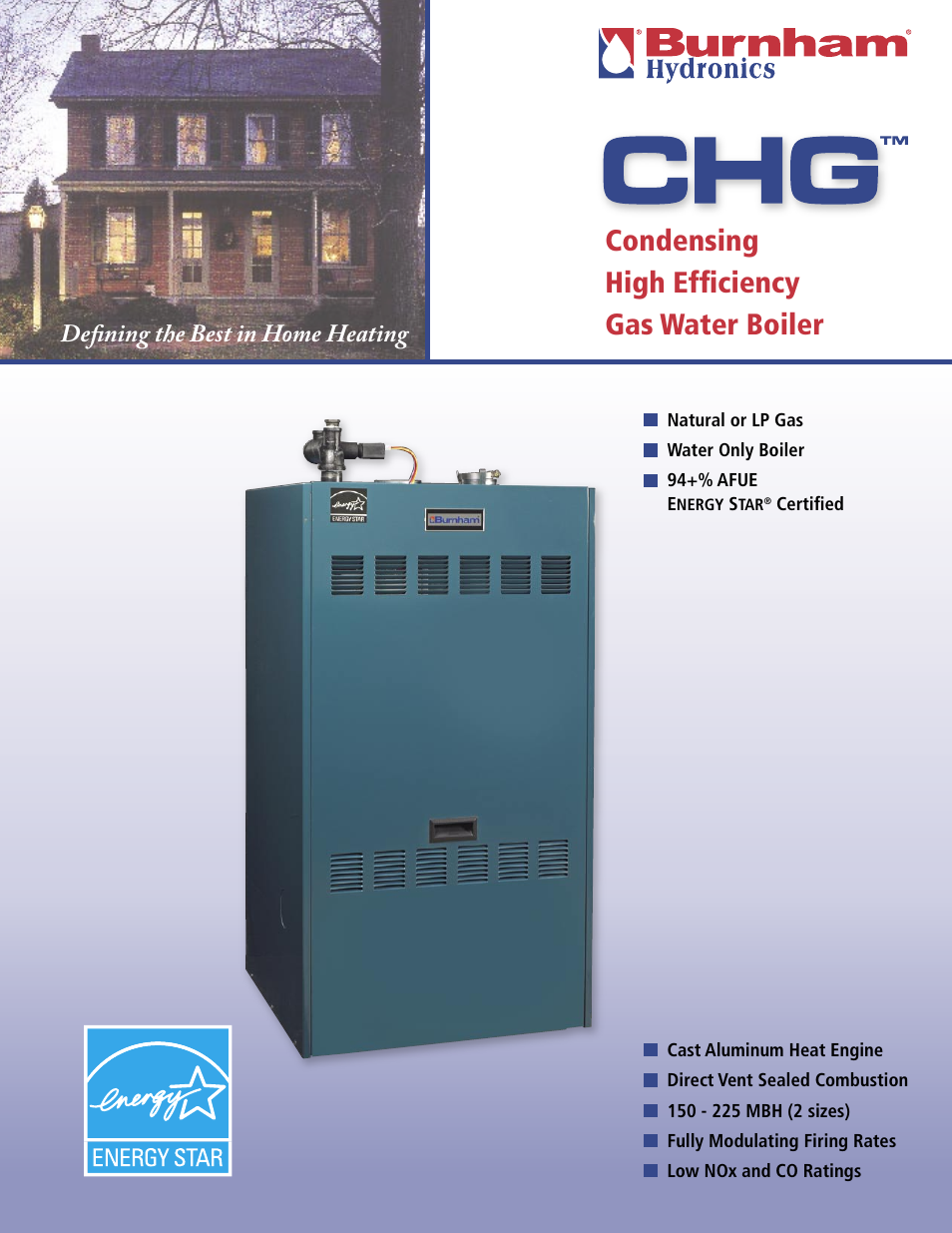 Burnham CHG User Manual | 4 pages