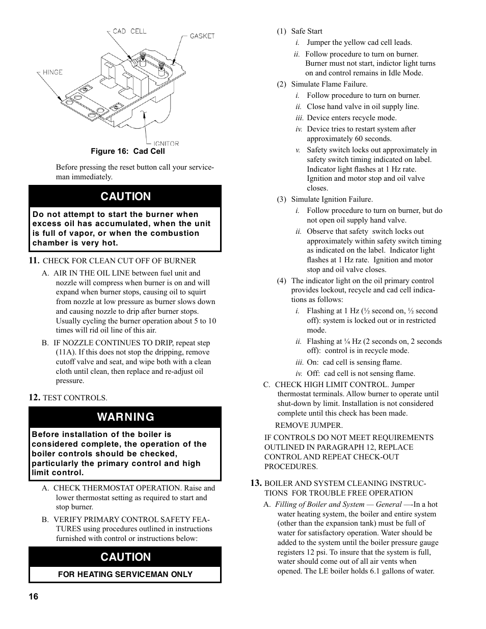 Burnham LE L7248 User Manual | Page 16 / 28