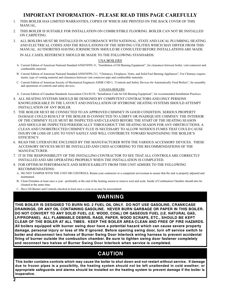 Burnham LE L7248 User Manual | Page 2 / 28