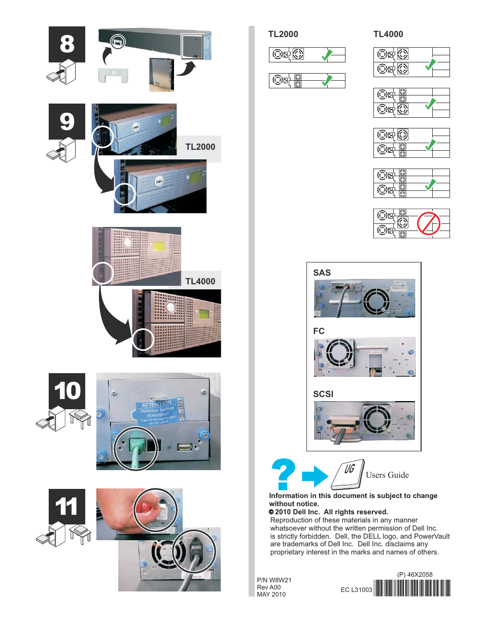 Dell PowerVault TL4000 User Manual | Page 3 / 3