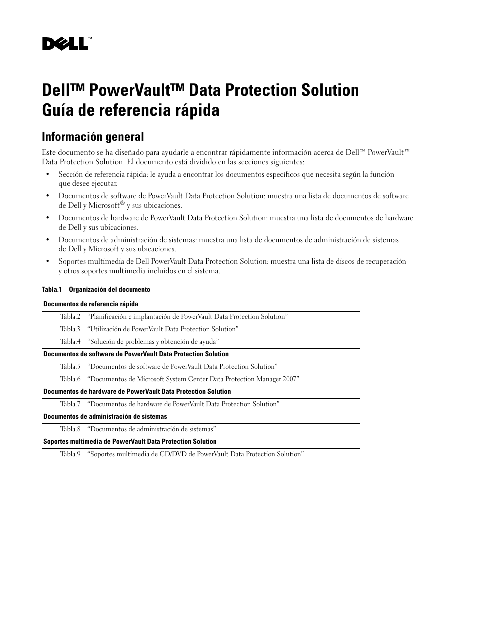 Dell PowerVault DP600 User Manual | 7 pages