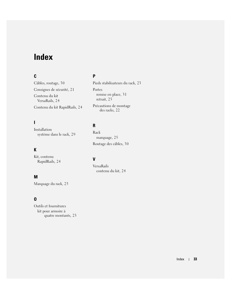 Index | Dell POWEREDGE 1955 User Manual | Page 35 / 88