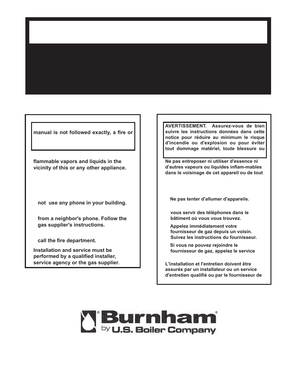 Burnham ALPINE User Manual | 8 pages