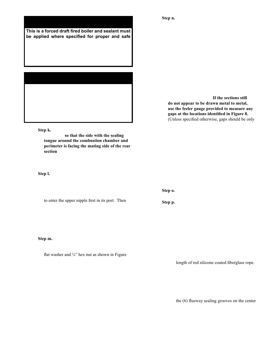 Warning | Burnham MPC User Manual | Page 21 / 108