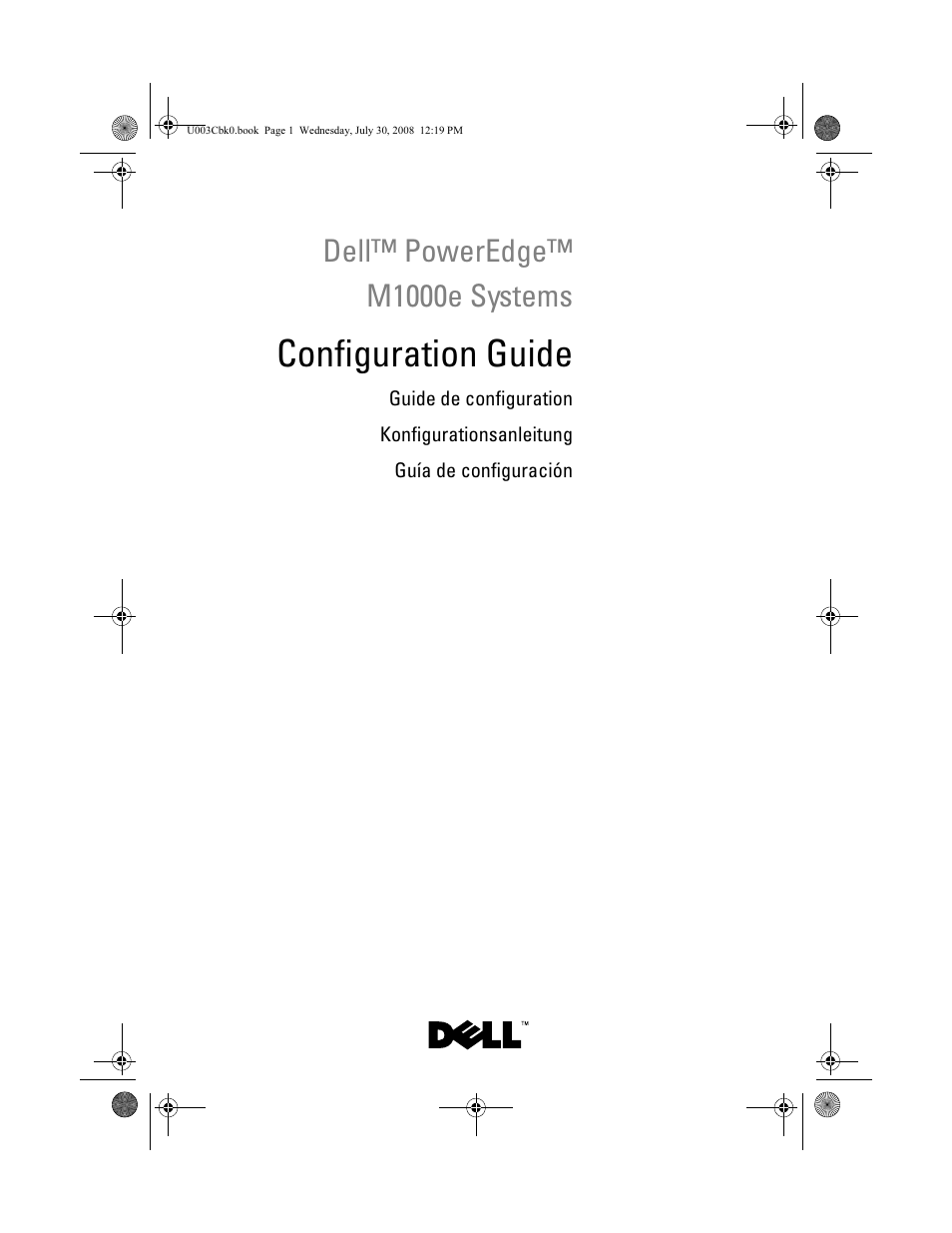 Dell PowerEdge M600 User Manual | 232 pages