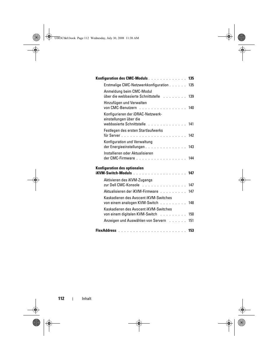 Dell PowerEdge M600 User Manual | Page 114 / 232