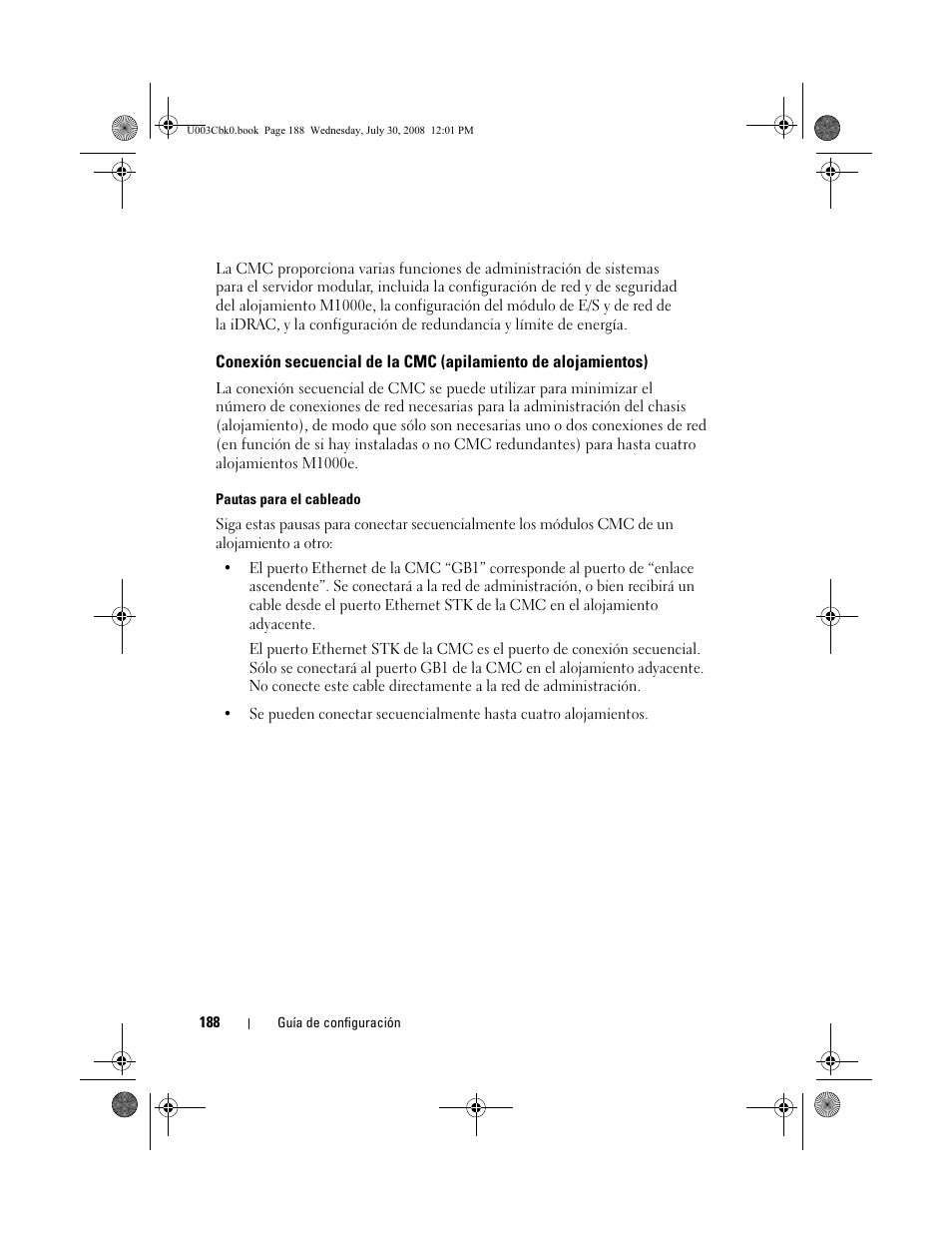 Dell PowerEdge M600 User Manual | Page 190 / 232