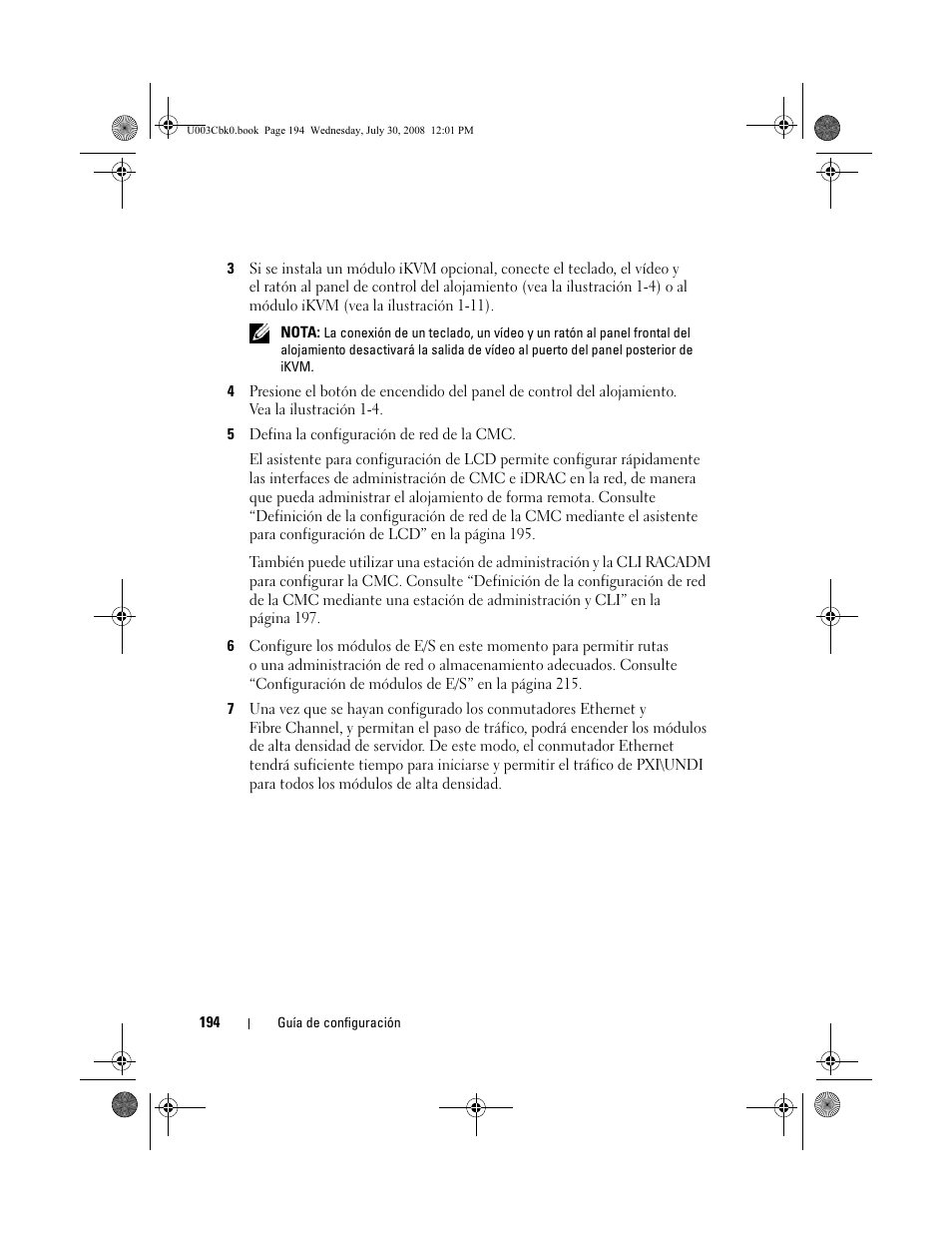 Dell PowerEdge M600 User Manual | Page 196 / 232