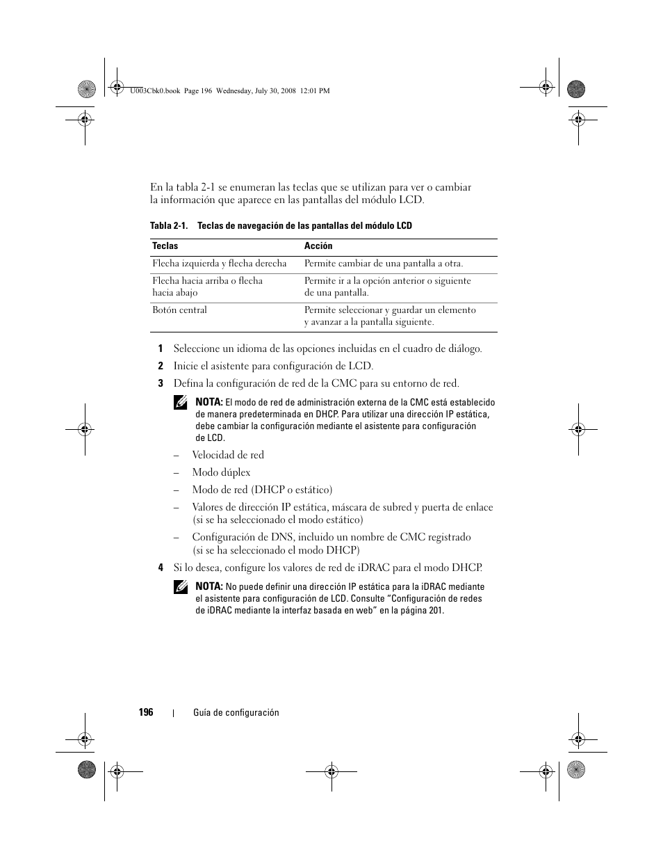 Dell PowerEdge M600 User Manual | Page 198 / 232