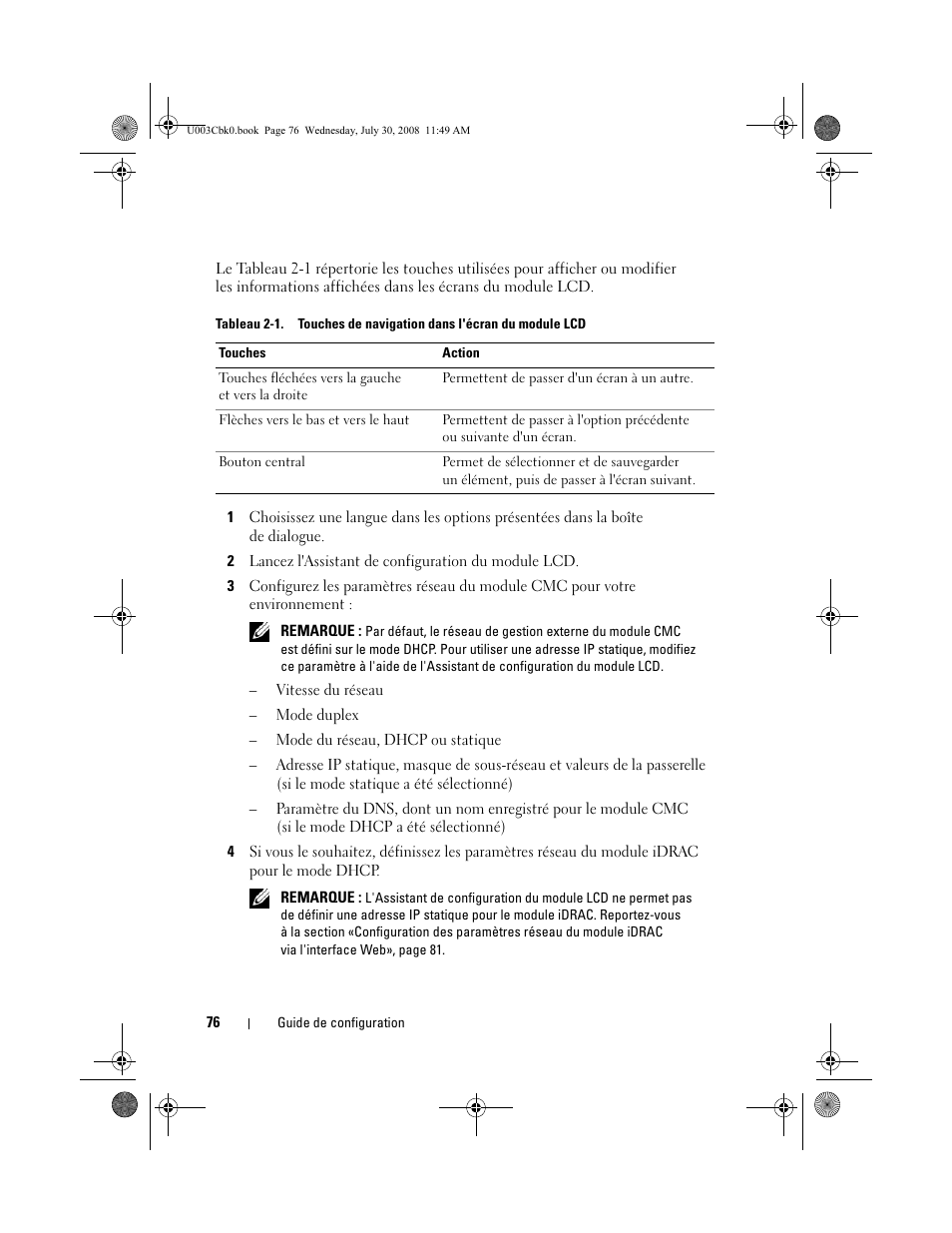 Dell PowerEdge M600 User Manual | Page 78 / 232