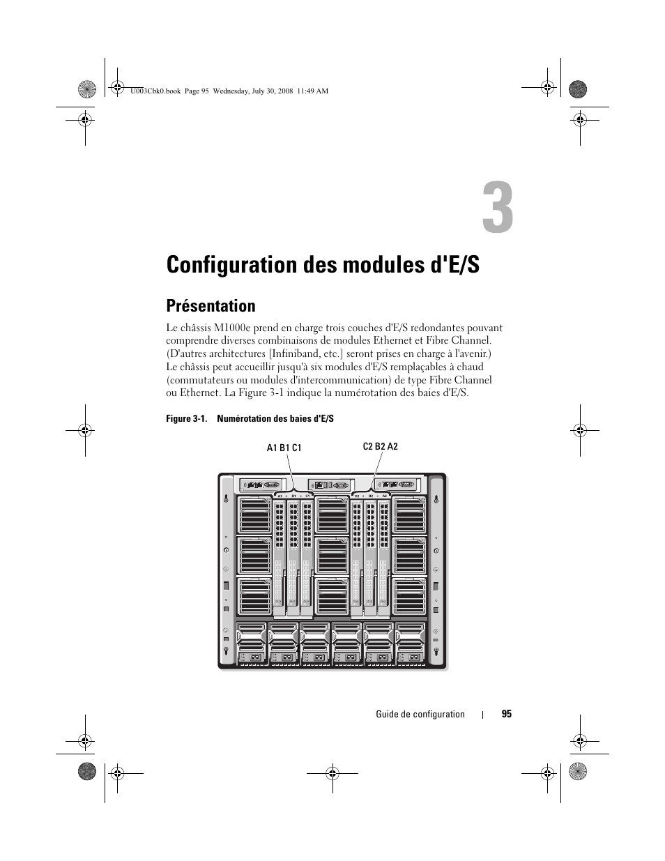 Configuration des modules d'e/s, Présentation | Dell PowerEdge M600 User Manual | Page 97 / 232