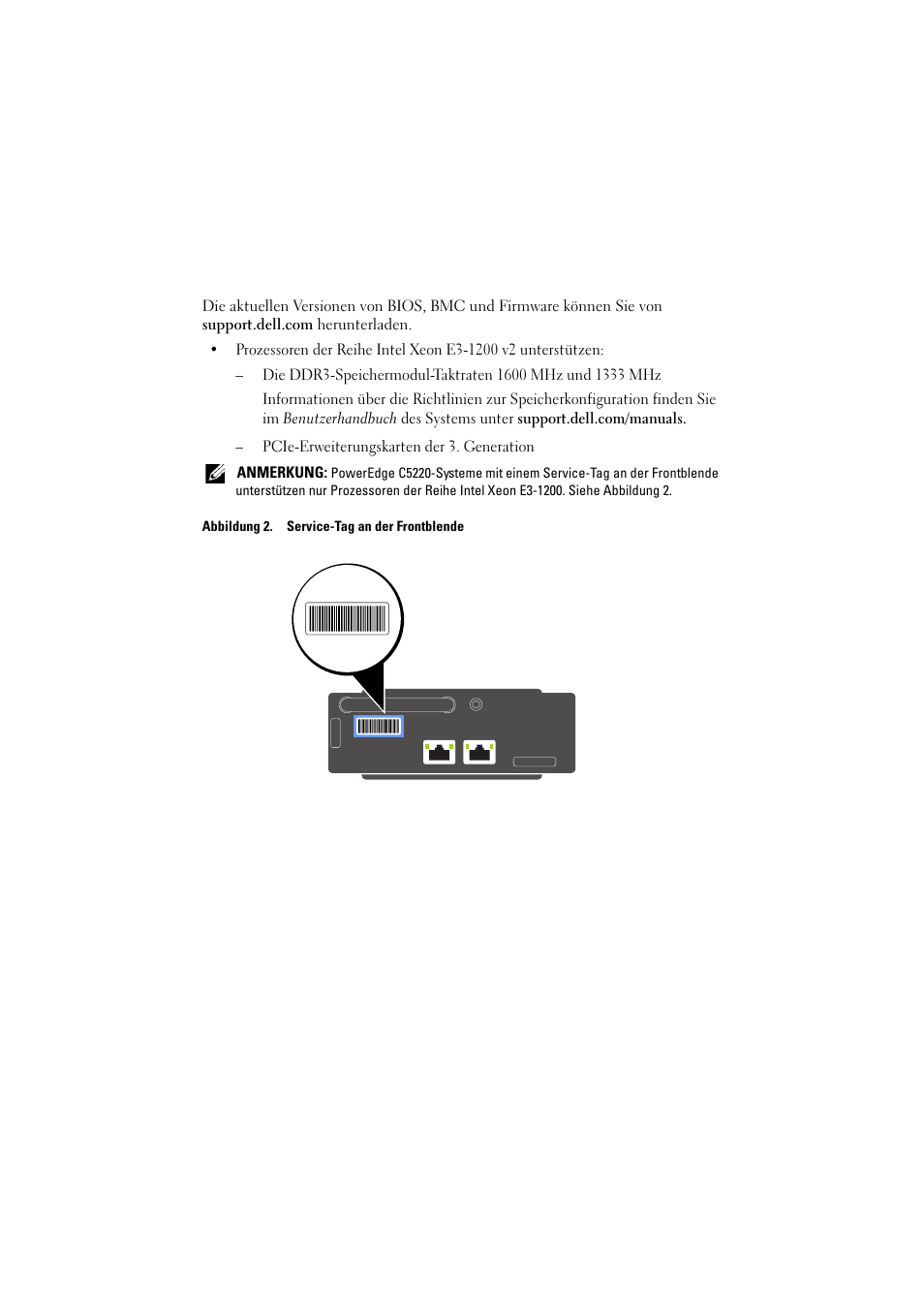 Dell PowerEdge C5220 User Manual | Page 14 / 32
