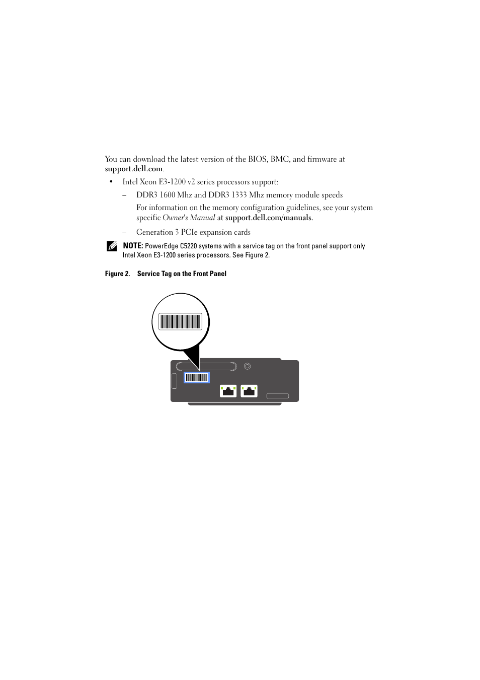 Dell PowerEdge C5220 User Manual | Page 2 / 32