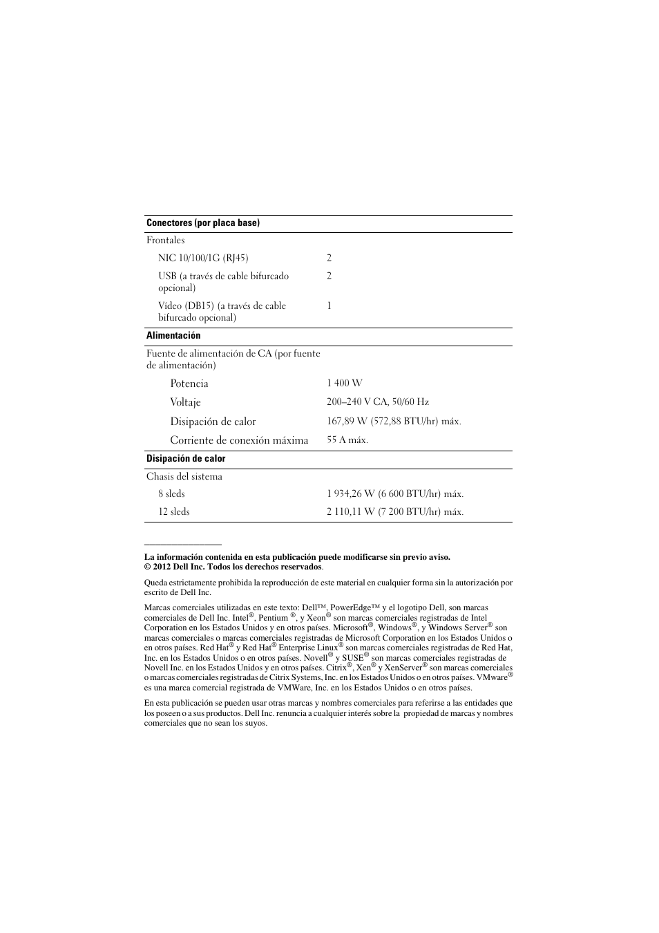 Dell PowerEdge C5220 User Manual | Page 28 / 32
