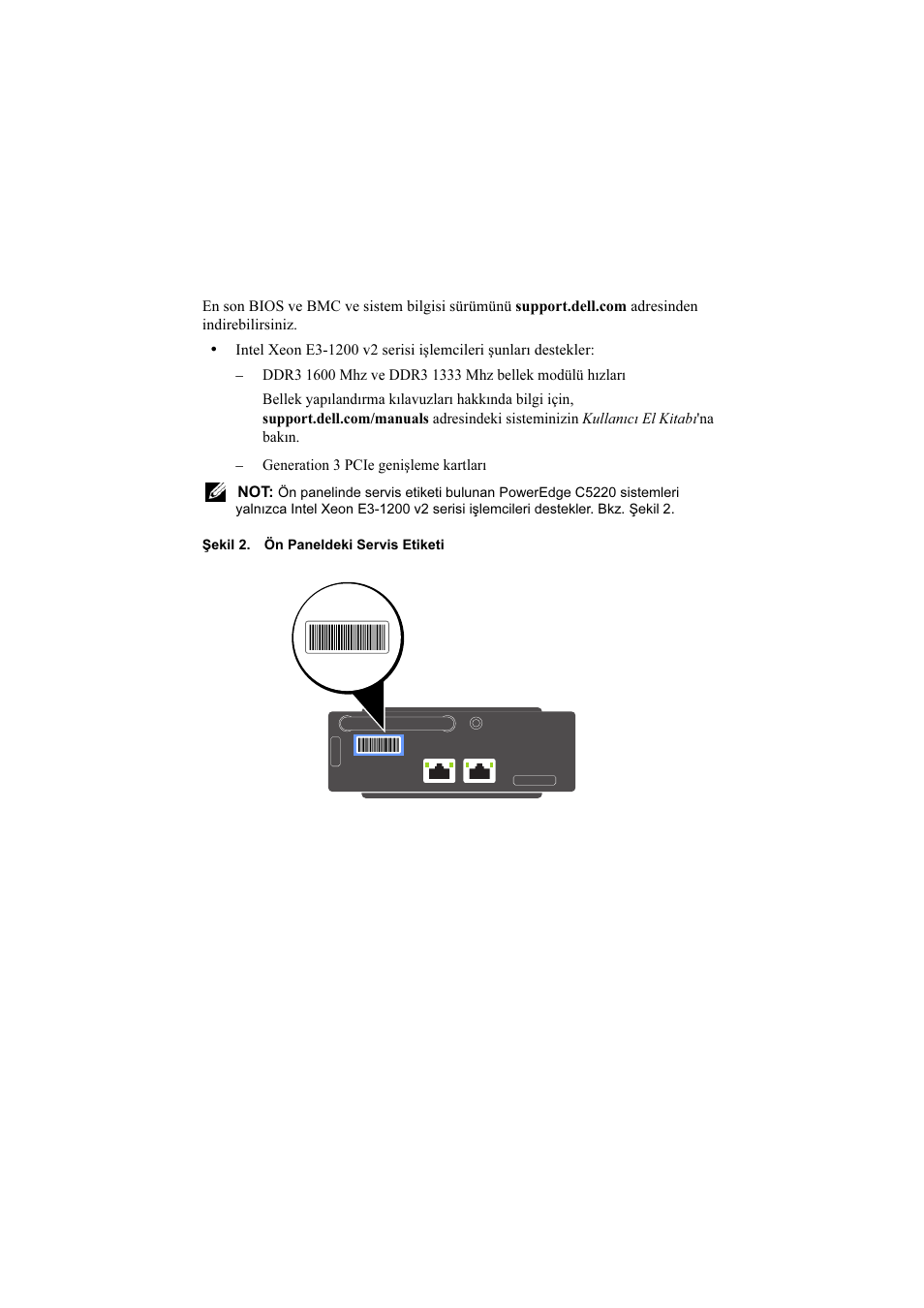 Dell PowerEdge C5220 User Manual | Page 30 / 32