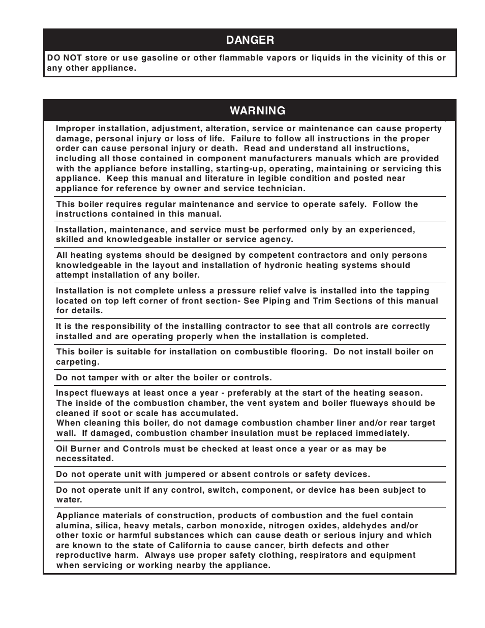 Burnham V8 Series User Manual | Page 3 / 100