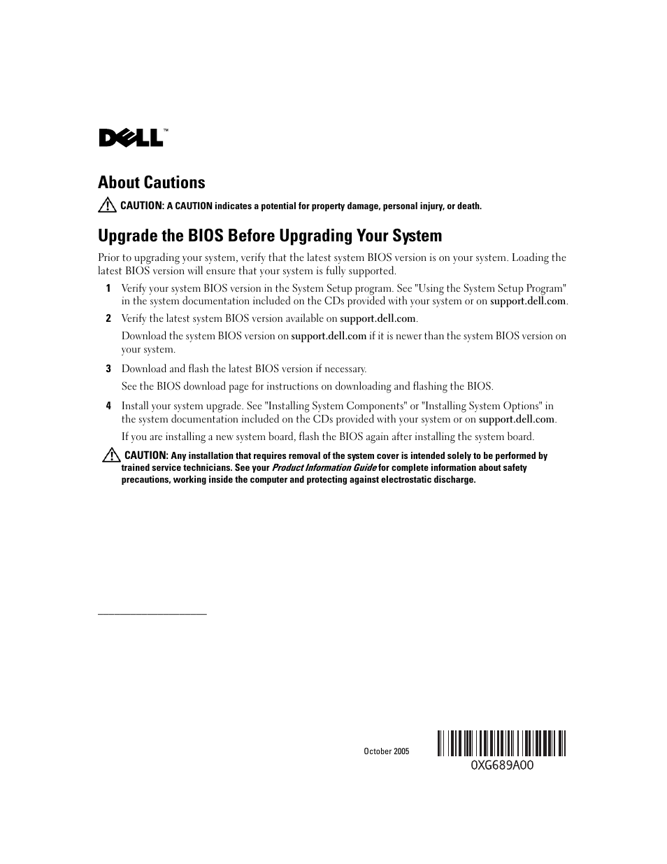 Dell PowerEdge 2800 User Manual | 7 pages