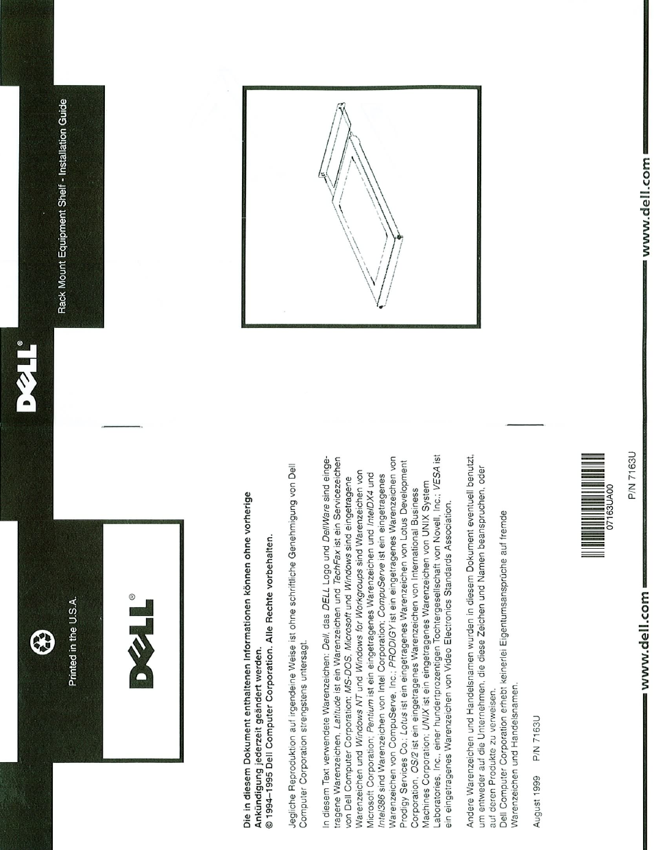 Dell PowerEdge Rack Enclosure 4020S User Manual | 10 pages