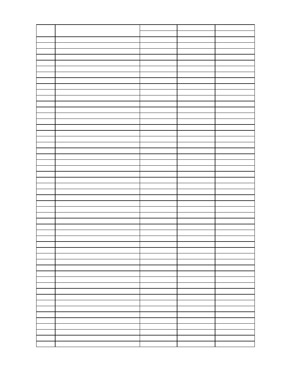 Parts list | Burnham FREEDOM 101008-01R1-2/07 User Manual | Page 65 / 80