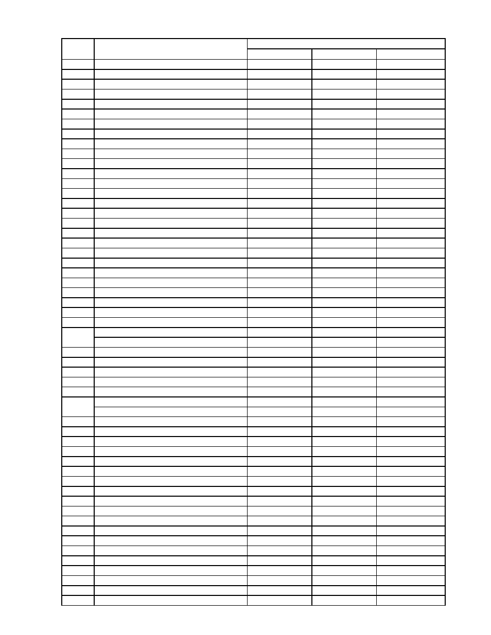 Parts list (continued) | Burnham FREEDOM 101008-01R1-2/07 User Manual | Page 67 / 80