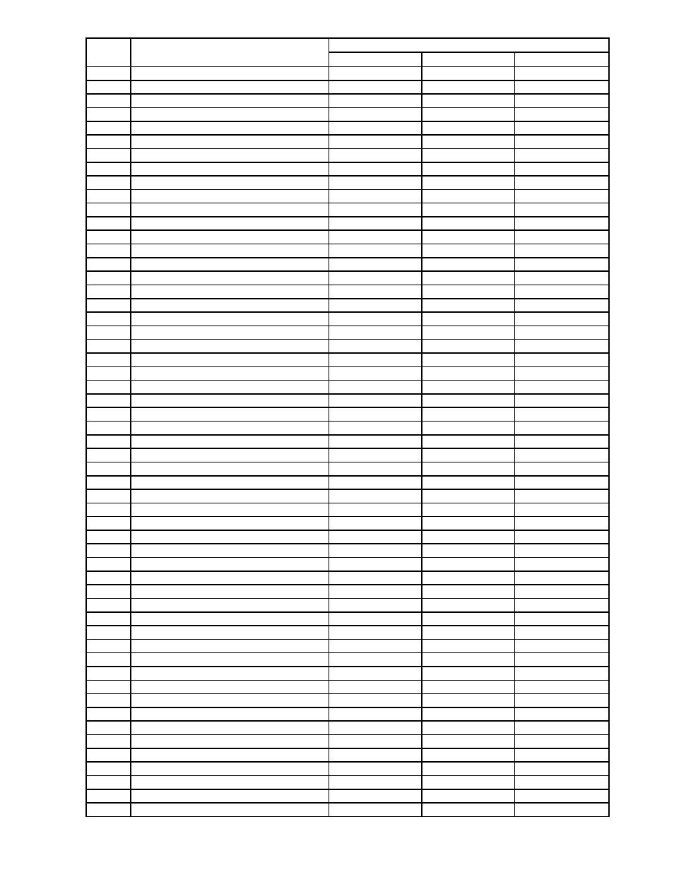 Parts list (continued) | Burnham FREEDOM 101008-01R1-2/07 User Manual | Page 71 / 80